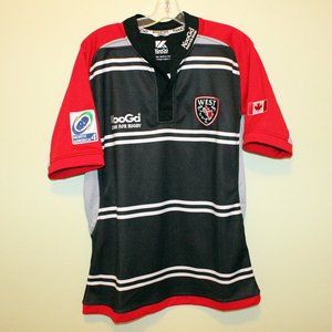 3/$188❤️new CANADA WEST 2006 IRB North America 4 rugby jersey Kooga shirt